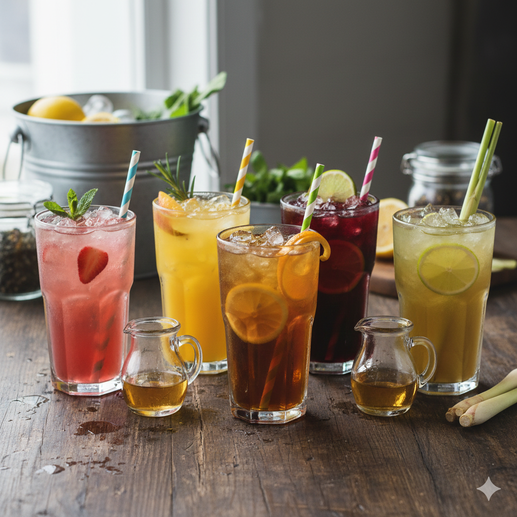 Different Flavours Iced Tea